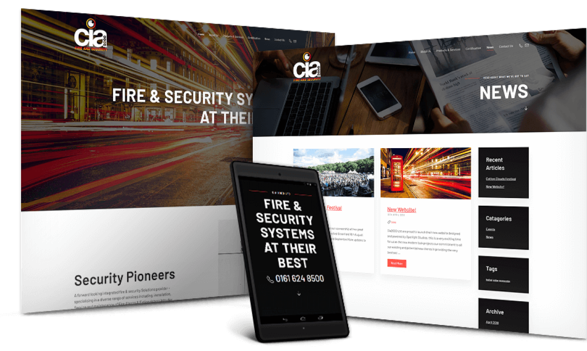 CIA 2000 Ltd Website Design