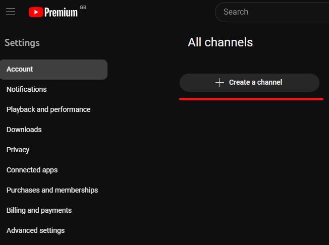 How to create multiple YouTube Channels under one profile 1